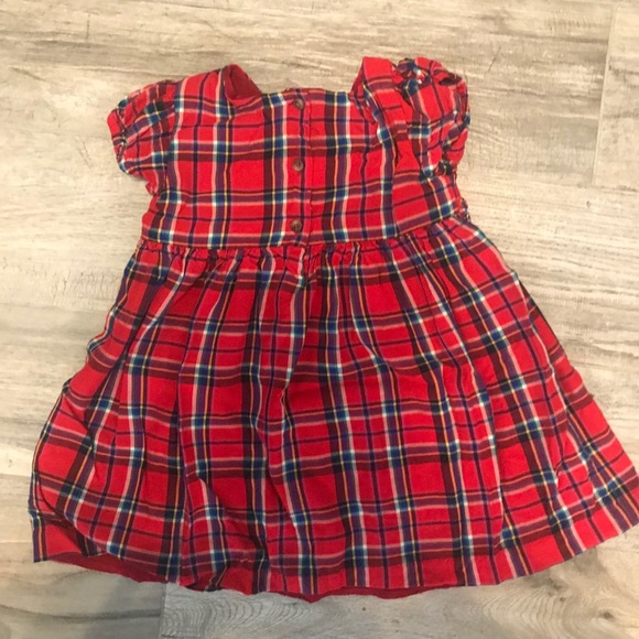 Red Plaid Gymboree toddler dress - Picture 4 of 7